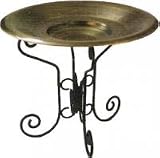 Wingspan Antique Brass Bird Bath