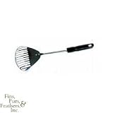 Pet Supplies : Chrome Litter Scoop with Plastic Handle