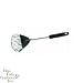 Kitchen & Housewares : Chrome Litter Scoop with Plastic Handle