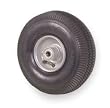 Industrial Grade 1NWU6 Pneumatic Wheel, 10 In, 2 Ply, 230 Lb Cap