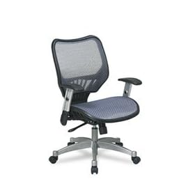 Office Star Executive Manager?s Chair with Light Air Grid Back and Seat