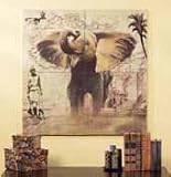 Review The Jungle Store  / Elephant Wall Mural E214