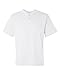 Performance 2-Button Henley, Color: White, Size: Small