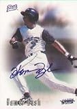 Homer Bush, Las Vegas Stars - Padres Affiliate Autographed Card