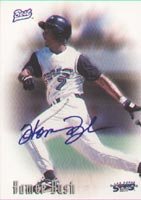 Homer Bush, Las Vegas Stars - Padres Affiliate, 1997 Best Certified Autograph Autographed Card