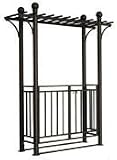 DC AMERICA Toscana Pergola Arbor With Gate