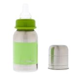 Stainless Steel Baby Bottle by OrganicKidz - Green... by organicKidz