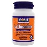 Now Foods L-Theanine, Double Strength 200mg 60 vcaps