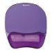 Electronics : Crystal Gel Mouse Pad/Wrist Rest, 7-15/16"x9-1/4"x1", Purple, Sold as 1 each