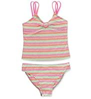 Fluro Striped Tankini