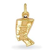Jewelco London 9ct Yellow gold Nephertiti Charm ( 0.6g )