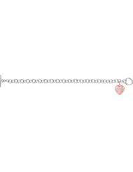 Sweethearts® Heart Charm Bracelet gold-plated White 650280