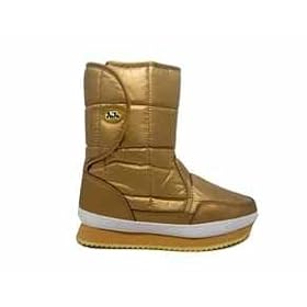 Juju gold velcro side Snow boots