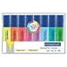 Staedtler(R) TextSurfer Classic Highlighters, Assorted Ink Colors, Pack Of 8