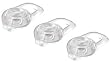 Spare Medium Eartips Kit Discovery 925 (pack of 3 )