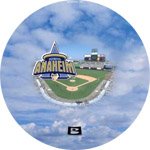 Brunswick Anaheim Angels Bowling Ball 8 Lbs