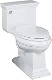 Kohler K-3453 Memoirs Comfort Height Toilet With Stately Design, 12 Rough-In, Left-Hand Trip Lever