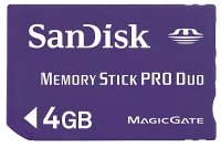 サンディスク メモリースティック ProDuo SanDisk MemoryStick ProDuo 4GB （アダプター無し）