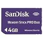 �T���f�B�X�N �������[�X�e�B�b�N ProDuo SanDisk MemoryStick ProDuo 4GB �i�A�_�v�^�[�����j