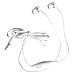White High Fidelity Stereo Ear Buds With In-line 1-touch Answer / End Button For Apple IPhone