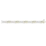 14K White Gold Diamond Bracelet