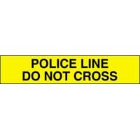 Click here to buy POLICE LINE DO NOT CROSS Barricade Tape Yellow 1000' 3 mil Case by Presco.
