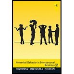 Nonverbal Behavior in Interpersonal Relations by Richmond,Virginia Peck; McCroskey,James C.; Hickson,Mark . [2011,7th Edition.] Paperback
