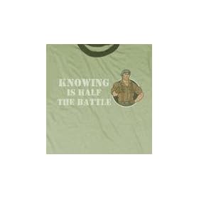 G.I. Joe Knowing is half the battle t-shirt GI JOE Green