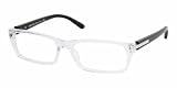 Prada Men's 05n Crystal Frame Plastic Eyeglasses 55mm