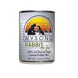 Wysong Rabbit Au Jus 100% Meat Diet Canned Food for Dogs and Cats
