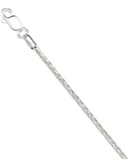 Solid Diamond Cut Wheat Chain Sterling Silver Ch286 24 Inch
