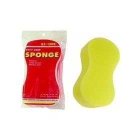 40DB1 BONE SHAPE SPONGE COLOR:YELLOW SIZE:8.5 X 4.5 X 2.5