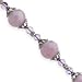 Amethyst Lavender Agate Antiqued Necklace - 16 title=