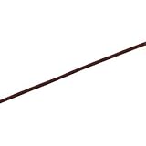Sterling Silver Sienna Brown Leather Chain - 16 inches