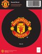 SOCCER Manchester United WCR55292011 Round Vinyl Decal, 3" x 3"
