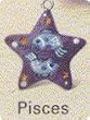 Tea Ball with Astrology Sign - Pisces