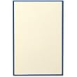 25 Ecruwhite Cards with Regent Blue Border