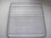 24-Bar Deep Rectangle Grid Tray