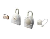 New Sony 900mhz Sound Sensor Nursery Portable Baby Monitor Water Resistant Receiver White AC Adapter