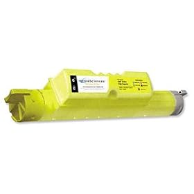 Media Sciences Dell 5110cn Yellow High Capacity ClearCase Toner Cartridge