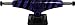Thunder Thomas Warpaint II Hi 147 Purple/Black Skateboard Trucks (Set Of 2)