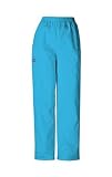 Cherokee Workwear Women's Cargo PETITE W4200P Pull-On Scrub Pant (Mali-blu, X-Small Petite)