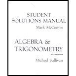 Algebra and Trigonometry 6th Edition (solution manual) 2003