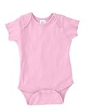 Cotton Infant 1 X 1 Rib Lap Shoulder Creeper
