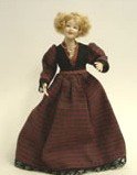 Buy Heidi Ott Porcelain Doll in a Red Tartan Dress