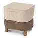 Classic Accessories 70972 Ottoman/Side Table Cover Cover Square - Small - Tan Trim