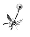 Flying Angel Belly Button Ring