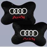 Audi Car Seat Neck Pillow Cushion 2pc Set