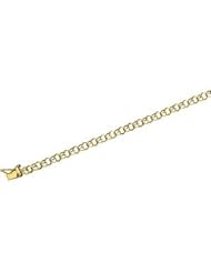 3.75 mm Solid Charm Bracelet 14K Yellow 7 Inch Ch158