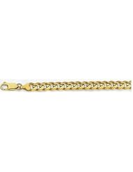 6mm Concave Curb Chain 18"